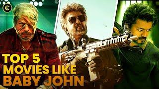 Top 5 Massy Indian Movies like Baby John | Top 5 Movies in Hindi | Covert Critics