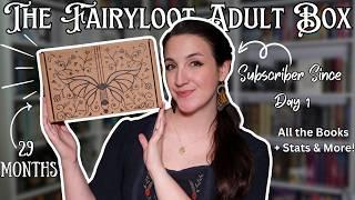 Is The Adult Fantasy Fairyloot Box Worth It? 29 Months Worth of Books, Stats, Thoughts & More!