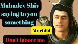 ️ Mahadev Shiva message for you|  urgent message from Mahadev | Mahadev message
