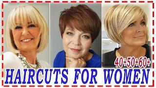 HAIRCUTS FOR WOMEN. 20 Best Hairstyles 2024 for Women over 50,60,70.