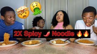 2x Spicy Noodles Challenge ️|2024