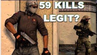 59 Kills but is he LEGIT? CS:GO OVERWATCH