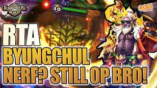 [RTA] WTF BYUNGCHUL! NERF? STILL OP! Summoners War