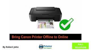 Canon Printer Offline Windows 10 - (Latest 2021 Solution)