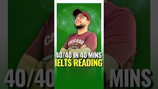 My 40 Minute IELTS Reading Experiment Changed Everything #ielts2025 #studyabroad