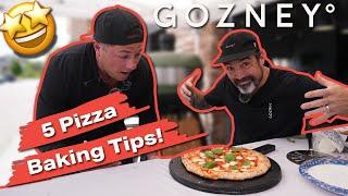 FIVE tips on how to cook the PERFECT Pizza!! (A Gozney Pro shows us!!)