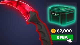 THIS $2,000 CASE PAID SO MUCH... (CSGOLUCK)