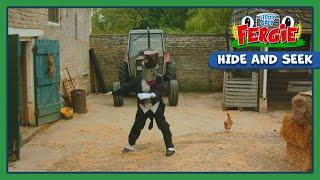 Chickens Run Wild On The Farm  | Hide and Seek |  Little Grey Fergie