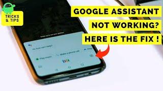 how to fix Google Assistant not working