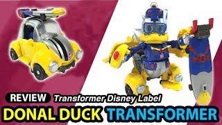 Transformer Disney Label Donald Duck Review