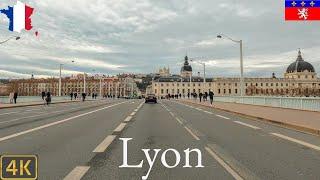 Driving Lyon France  | 4K City Drive