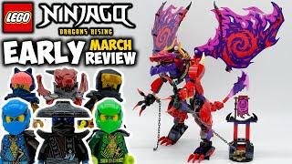 Thunderfang Dragon of Chaos EARLY March Review! Ninjago Dragons Rising Set 71832