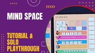 Mind Space Board Game - Tutorial and Solo Playthrough  | DaniCha