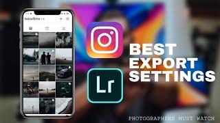 Best Instagram Export Settings for HIGH QUALITY Photos in 2021