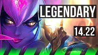 EVELYNN vs PANTHEON (JGL) | 14/3/11, Legendary | KR Grandmaster | 14.22