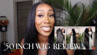 50 INCH WIG REVIEW UPDATED UNEELY HAIR ON ALIEXPRESS 13X6 LACE FRONTAL 200% DENSITY WIG