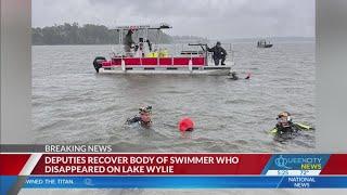 Emergency crews recover body of missing swimmer from Lake Wylie