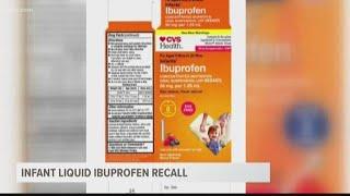 Infant liquid ibuprofen recall