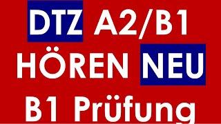 DTZ A2/B1, Hören, Prüfung B1 Neu 2025 #dtz #dtzb1 #dtzhören