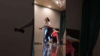 Fitness class with weights & bands #zumba #fitnessmotivation #fitnessclasses #workout #youtuber