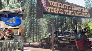 Yosemite Mountain Sugar Pine Railroad | Logger Steam Train and Gold Rush City Gold Panning