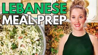 Lebanese Vegan Meal Prep! 5 Vegan Recipes, Week of Vegan Food! Free PDF