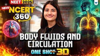 NEET 2025 Biology: Body Fluids and Circulation 3D | One Shot | NCERT 360° Word-by-Word | Seep Pahuja