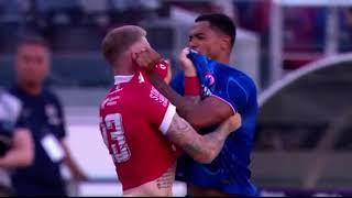 Levi Colwill aggression on James McClean after 2 minutes in Chelsea vs Wrexham friendly match