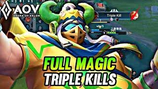 GRAKK FULL MAGIC TRIPLE KILLS - ARENA OF VALOR | LIÊNQUÂNMOBILE | ROV | COT