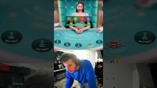 INSANE BLACKJACK ALL-IN LAG.. #highlight #blackjack #streamer #cards