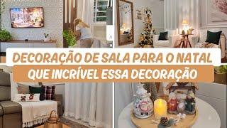 QUE PERFEIÇÃO ESSA DECORAÇÃO PARA O NATAL2024 | ANTES E DEPOIS INCRÍVEL