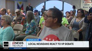 Local reaction to vice presidential debate