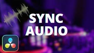 How to Sync Audio Inside Davinci Resolve 19 (tutorial)