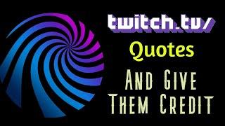 MinisterGold - Mix It Up Tutorial - Adding Quotes and Crediting the User