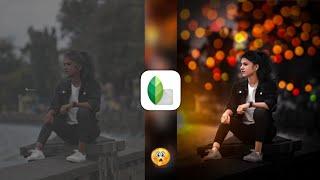 Snapseed Night Bokeh Photo Editing | Snapseed Photo Editing Trick | Snapseed Night Effect Editing
