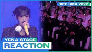 [Reaction cam] YENA Love War DAY 2 | cignature CIX Kep1er TEMPEST TNX fromis_9  | 30th HMAs 2022