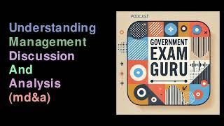 Understanding Management Discussion and Analysis (MD&A)