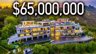 Touring a Billionaire's $65,000,000 BEL AIR MEGA MANSION!