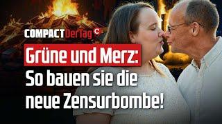 Grüne und Merz: So bauen sie die neue Zensurbombe!