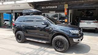 กล่องติดหลังคารถ กล่องเก็บของบนหลังคารถ THULE RoofBox Force XT S ใส่ Ford Everest ที่ใส่ของบนหลังคา