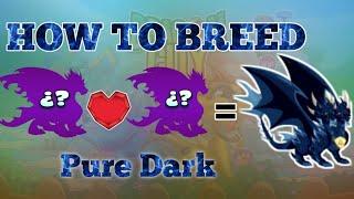 How To Breed Pure Dark Dragon || Dragon City