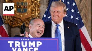 Trump announces $100 billion SoftBank investment