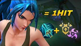 KARINA BEST BUILD AND EMBLEM TO RANK UP FASTER!! KARINA GAMEPLAY - Mobile Legends