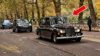 Princess Catherine and Prince William travel to the Cenotaph for Remembrance Sunday 2024