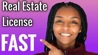 How To Get Your Real Estate License FAST | STEP By STEP Tutorial