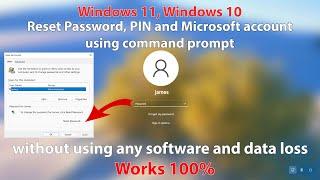 2024! Reset Forgotten Windows 11 Password, PIN and Microsoft Account without any Software