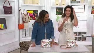 Dooney & Bourke Coated Cotton Botanical Domed Satchel on QVC
