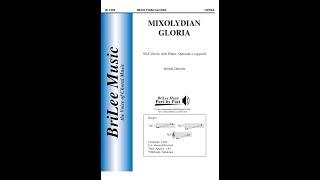 Mixolydian Gloria - a cappella (BL1256) by Remel Derrick