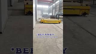 Electric Motorized Transfer Cart On Cross Rail #befanby #cart #trolley