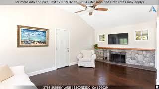 Priced at $729,900 - 2768 Surrey Lane, Escondido, CA 92029